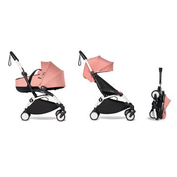Showmodel Stokke / Babyzen Yoyo ginger met wieg € 399,=, Ophalen, Nieuw, Met reiswieg