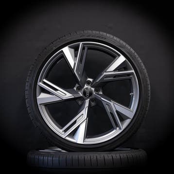 22 inch velgen Audi RS6 Zomerbanden 285/30/22  Origineel, Gebruikt, 285 mm, Banden en Velgen, Overige maten
