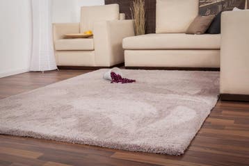 Effen Vloerkleed | Velvet | Uni | Beige | 80x150 cm, Verzenden, Nieuw