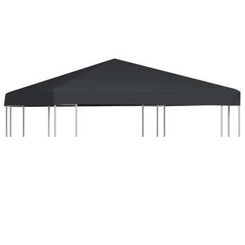 vidaXL Prieeldak 310 g/m² 3x3 m grijs, Verzenden, Nieuw, Tot en met 2