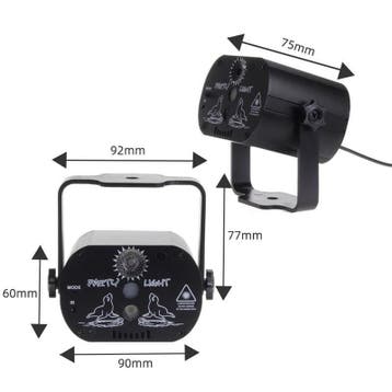 Discolamp discobal discoverlichting verlichting laser strobo, Verzenden, Nieuw