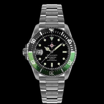 Tecnotempo - Automatic Divers 200M Left Crown- Special, Nieuw
