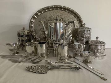 Tafelservies (30) - Verzilverd