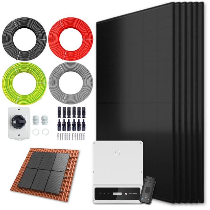 Zonnepanelen Pakket Schuindak 2.6 kW 6x 430Wp, Doe-het-zelf en Verbouw, Zonnepanelen en Toebehoren, Ophalen of Verzenden