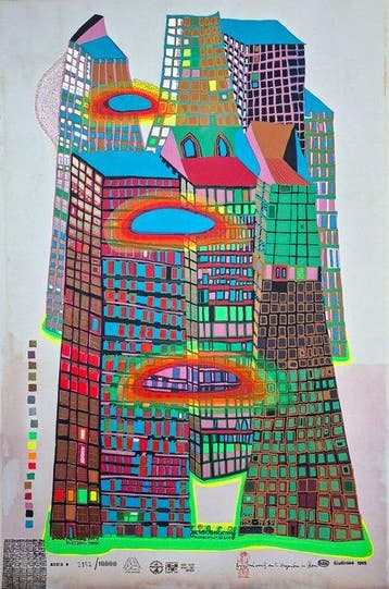 Friedensreich Hundertwasser (1928-2000) - Good Morning City