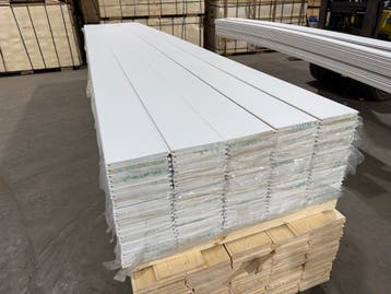Vuren planken mes en groef blank en gegrond - 20x200mm, Doe-het-zelf en Verbouw, Hout en Planken, Minder dan 25 mm, Nieuw, Ophalen of Verzenden