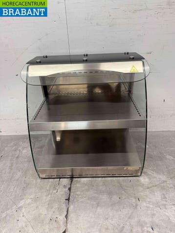 RVS Warmhoudvitrine 4 x 1/2 GN 230V Horeca, Ophalen of Verzenden, Gebruikt