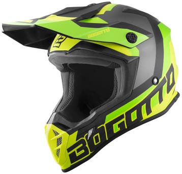 Bogotto V332 Unit Geel Crosshelm, Motoren, Kleding | Motorhelmen, Nieuw met kaartje, Overige merken, Heren, Offroadhelm