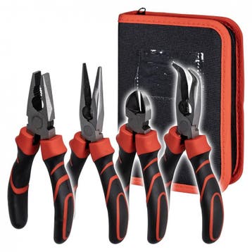 Tangenset 4 Delig - Tang Set - Tangen - Combinatietang - Kni, Ophalen of Verzenden, Nieuw