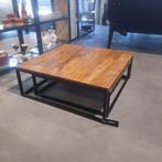 Salontafelset Caroline, set van 2 tafeltjes, Gebruikt, 50 tot 100 cm, Vierkant, 50 tot 100 cm