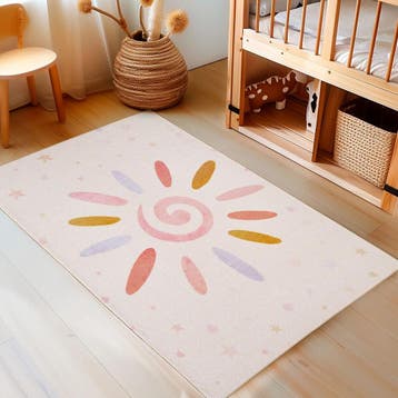 Kindervloerkleed | Play | Spiraal | Crème | 160x230 cm, Verzenden, Nieuw