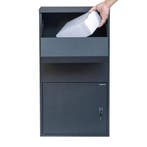 PakketPanda Easyfit - XL Pakketbrievenbus, Tuin en Terras, Brievenbussen, Verzenden, Nieuw, Rvs