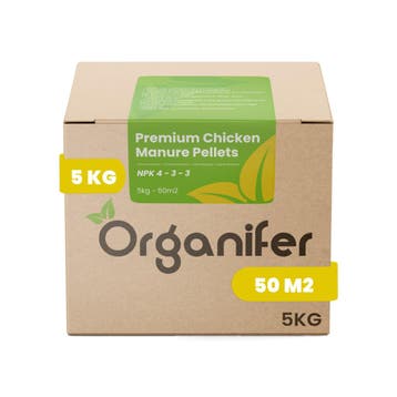 Kippenmestkorrels (5 Kg voor 50 m2), Verzenden, Mest