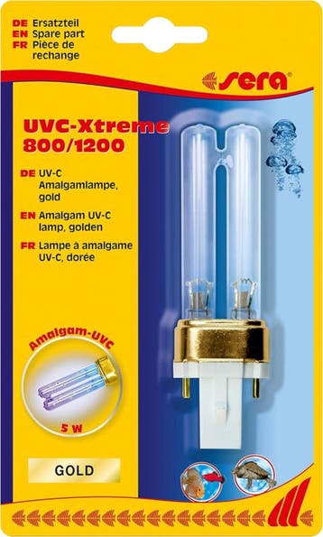 sera UV-C-amalgaamlamp 5 W voor UVC-Xtreme goud, Ophalen of Verzenden, Nieuw