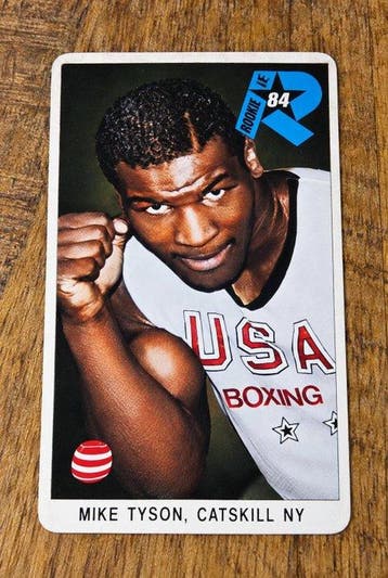 1984 USA Boxing tobacco card Kid Dynamite USA Boxing (No, Nieuw