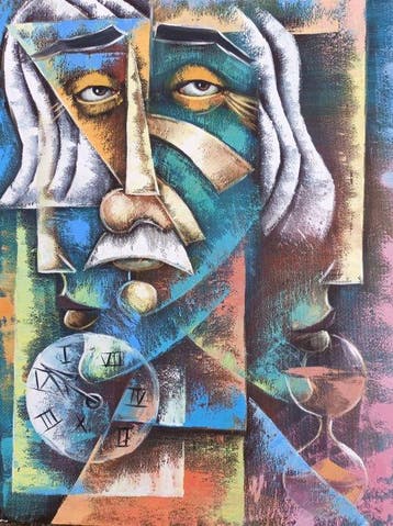 Jií Petr - Shards of space-time, Antiek en Kunst