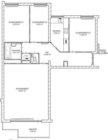 Te huur: Appartement Kruidenhof in Diemen, Diemen, Noord-Holland, Appartement