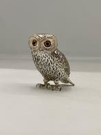Gufo vintage in argento Christofle della collezione Lumiere