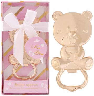 Kraamcadeautje/babyshower bedankje sleutelhanger/flesopener, Verzenden, Nieuw, Versiering, Geboorte of Huwelijk