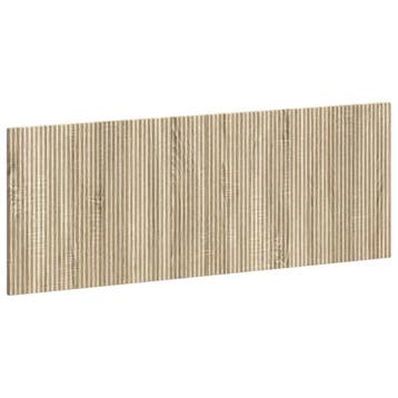 vidaXL Wandgemonteerd Hoofdeinde ARNHEM Sonoma Eiken Bewerkt, Verzenden, Nieuw, Bruin, Hout
