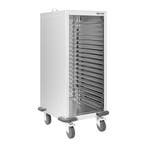 GGM Gastro | Rvs Dienbladwagen - voor 10 dienbladen - GN 2/1, Verzenden