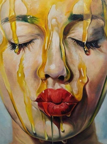 Reinier Alejandro Nogueras (XX) - Sabor a Miel., Antiek en Kunst, Kunst | Schilderijen | Modern