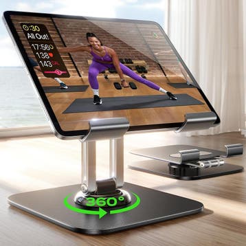 Opvouwbare Tablet Standaard - Metaal - Retourdeal OP=OP, Ophalen of Verzenden, Nieuw, Viking Choice, In diepte verstelbaar