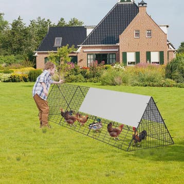Ruime Kip & Konijnenren 300cm - Metalen Tunnel met Waterdich, Verzenden, Nieuw