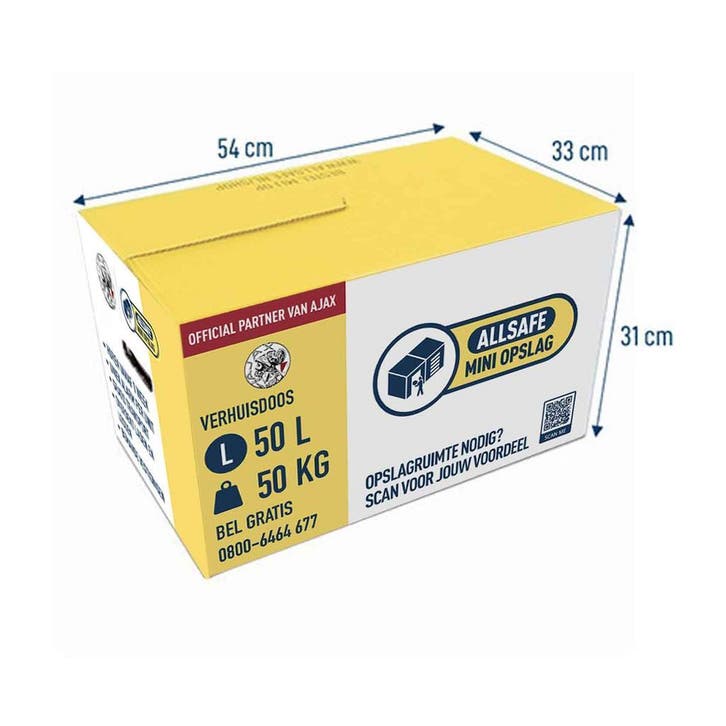 Stevige verhuisdozen | 30 stuks | Actie | €1,37 per stuk, Doe-het-zelf en Verbouw, Kratten en Dozen, Minder dan 50 cm, Opvouwbaar