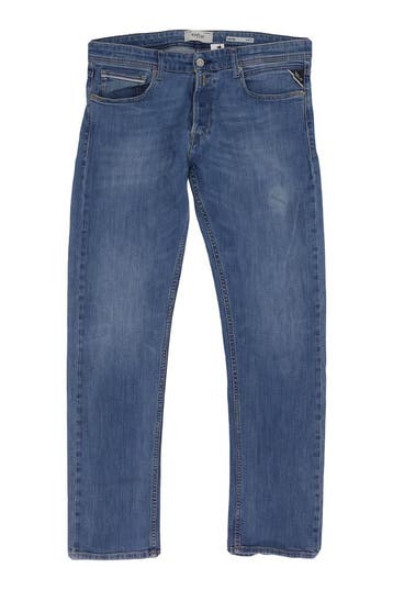 Replay Broek in maat W36 L34 Blauw, Kleding | Heren, Verzenden, Gedragen, Blauw, Replay
