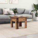 vidaXL Salontafel Oudhout 55 x 55 x 42 cm Bewerkt hout, Verzenden, Vierkant, Nieuw, 50 tot 100 cm