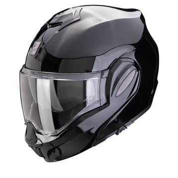 Scorpion Exo-Tech Evo Pro Solid Metallic Zwart Systeemhelm, Systeemhelm, XXL, Nieuw met kaartje, Overige merken