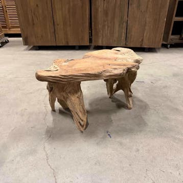 Salontafel Tonnie | Root massief Teak - 2 Stuks | World of, Ophalen of Verzenden, Nieuw