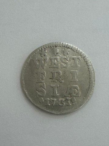 Nederland, West-Friesland Wapenstuiver 1731 (Zonder, Postzegels en Munten, Munten | Nederland