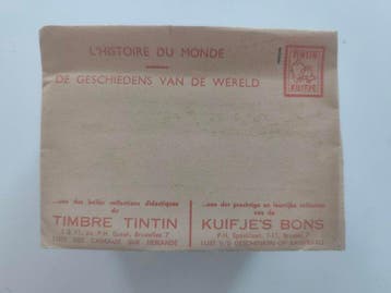 Tintin - Volledig set van 33 originele enveloppen Timbre, Nieuw