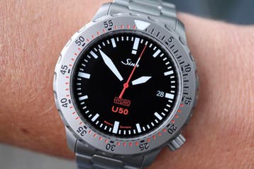 Horloge Sinn U50 Hydro 01/2025 Full set, Als nieuw, Overige merken, Staal, Staal, Polshorloge