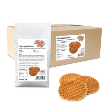 Stroopwafel mix 10x1kg, Ophalen of Verzenden, Brood en Banket
