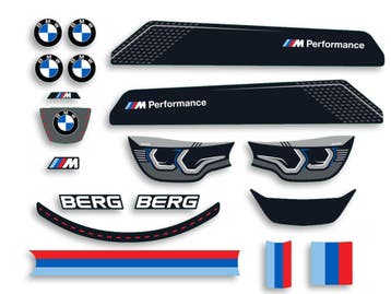 BERG-Onderdeel Skelter - Reppy - Sticker set BMW (Skelters), Ophalen of Verzenden, Nieuw
