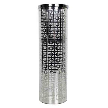 *windlicht cilinder zilver grieks large 30cm*, Verzenden, Nieuw