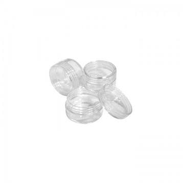 Plastic Potjes 5ml  Transparant     100 stuks, Ophalen of Verzenden, Nieuw