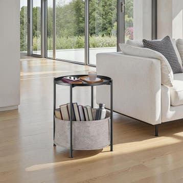 Bijzettafel Canterbury - zwart, Huis en Inrichting, Verzenden, Nieuw