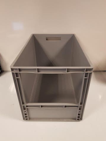 Magazijnbak, 600x400x420 mm, euronorm, grijs pp, nieuw -, 40 tot 60 cm, 50 tot 75 cm, Ophalen of Verzenden, Nieuw