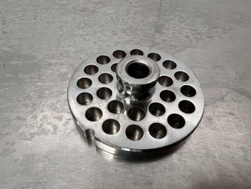 RVS Plaat voor gehaktmolen maat 10/12 8 mm 230V Slagerij, Ophalen of Verzenden, Nieuw in verpakking