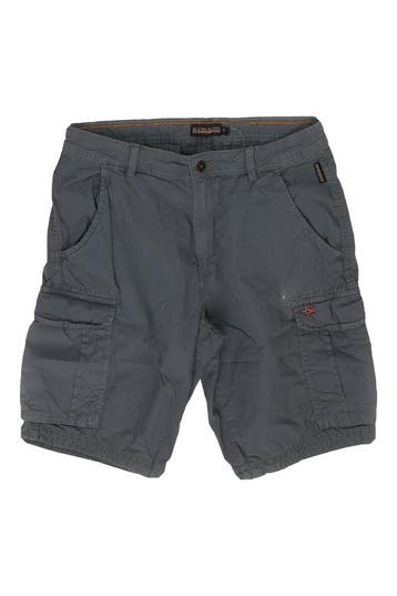 Napapijri Korte broek in maat 30 Grijs, Kleding | Heren, Verzenden, Zo goed als nieuw, Overige kleuren, Napapijri