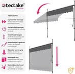 2dekans | tectake - klemluifel - Zonnescherm – Zonneluifel -, Ophalen of Verzenden, Zo goed als nieuw