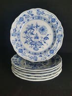Meissen - Cipolla Blu - 6 piatti - 22cm - Dessertservies (6)