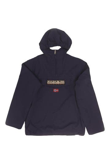Napapijri Winterjas Jongens in maat 176 Blauw, Verzenden, Zo goed als nieuw, Napapijri, Jongen of Meisje