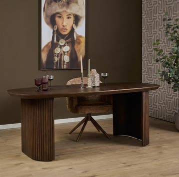 Eetkamertafel Manon - 240 x 110 cm | Starfurn, Ophalen of Verzenden, Nieuw