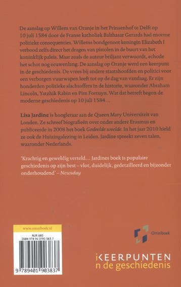 De vreselijke dood van Willem de Zwijger / Keerpunten in de, Verzenden, Zo goed als nieuw, Lisa Jardine