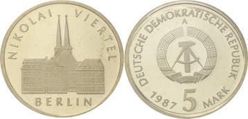 10 Mark 1987 Kurs- en Gedenkmunten, Verzenden